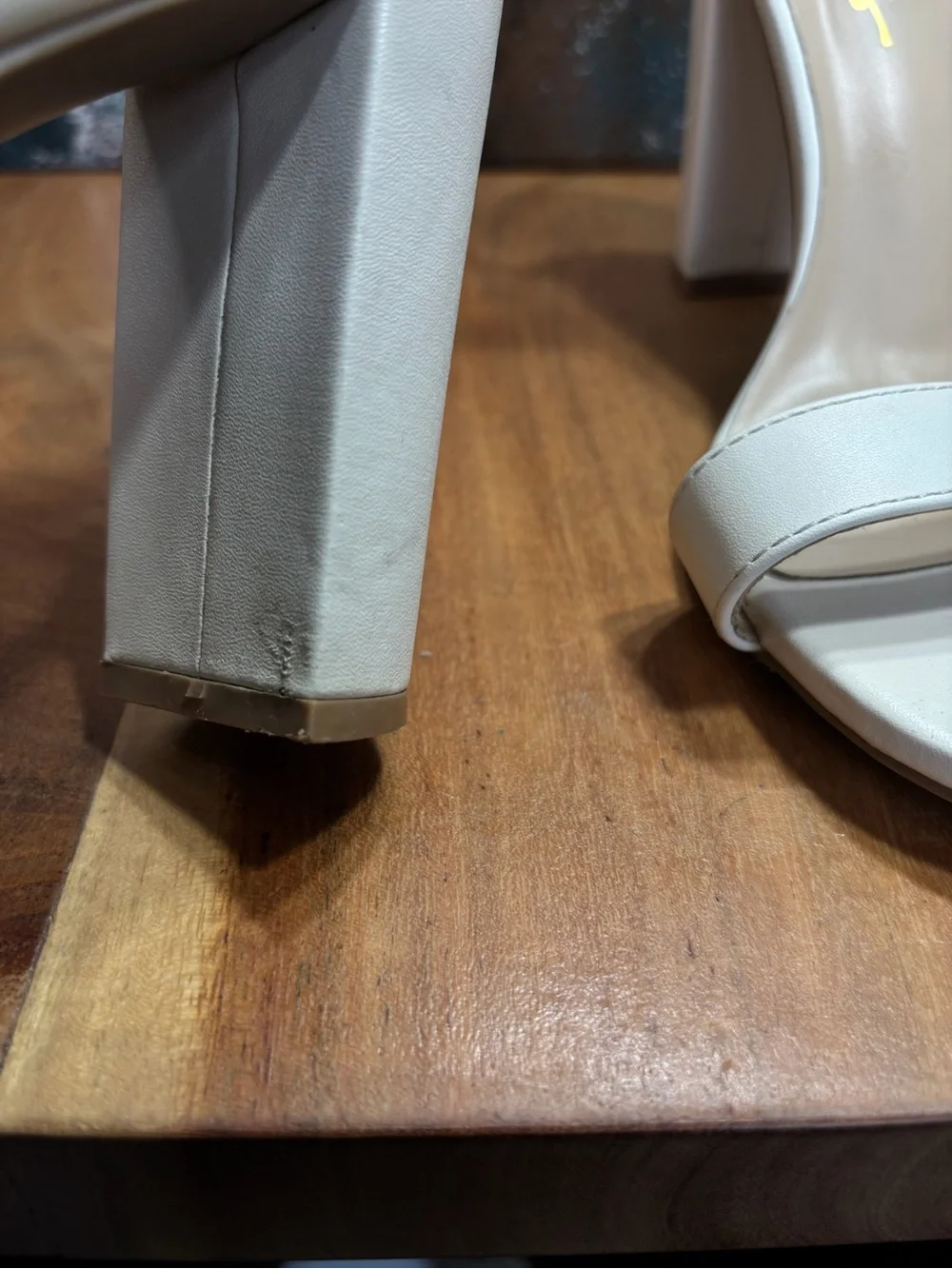 Lulus Taylor‎ Minimalist Ankle Strap Block Heels Size 8